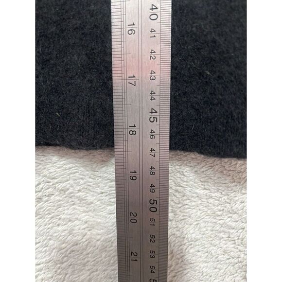 Lark & Ro Sweater Women's Size Small Black 100% Cashmere V-Neck Long Sleeve - Picture 4 of 8